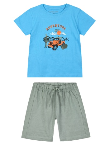 σετ με τύπωμα για αγόρι - χακι 12-225114-0 σε προσφορά