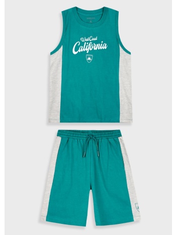 σετ με τύπωμα για αγόρι - πράσινο 13-225090-0 σε προσφορά