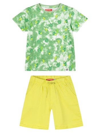 σετ με εμπριμέ μπλούζα για αγόρι - καναρινι 12-225153-0 σε προσφορά