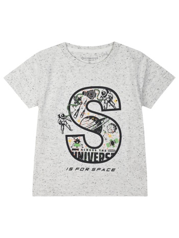 μπλούζα με τύπωμα για αγόρι - εκρού 12-225143-5 σε προσφορά