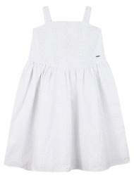 κιπούρ φόρεμα για κορίτσι - λευκό 16-225213-7