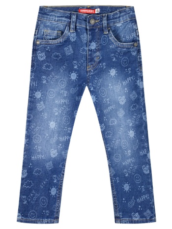 τζην παντελόνι για κορίτσι - μπλε τζην 15-225301-2 σε προσφορά