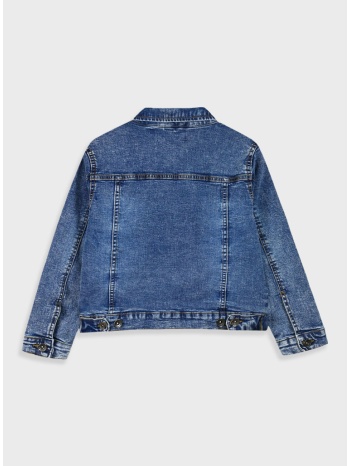 λεπτό τζην μπουφάν για αγόρι - μπλε τζην 12-225105-1