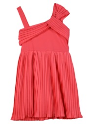 παιδικό πλισέ φόρεμα για κορίτσι - γλυκο κοραλλι 46-224276-7