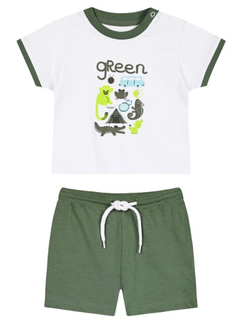 βρεφικό σετ 2 τεμάχια με τύπωμα για αγόρι (0-18 μηνών)  σε προσφορά