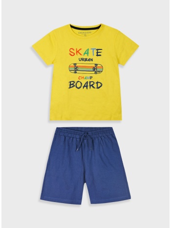 σετ με τύπωμα για αγόρι - μπλε 12-225112-0 σε προσφορά