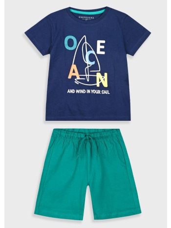 σετ με τύπωμα για αγόρι - πράσινο 12-225111-0 σε προσφορά