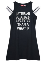 φόρεμα με τύπωμα για κορίτσι - μαυρο 16-225246-7