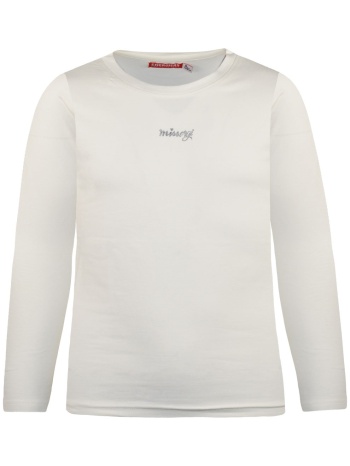 μονόχρωμη μπλούζα energiers basic line με γκλίτερ τύπωμα