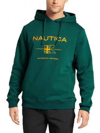 hoodie nautica competition n1g00441 502 σκουρο πρασινο σε προσφορά