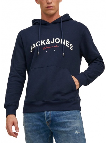 hoodie jack - jones jorfriday 12220537 σκουρο μπλε σε προσφορά