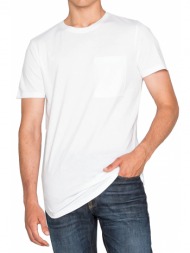 t-shirt jack - jones jjenoa pocket 12210945 λευκο