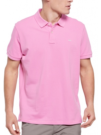 t-shirt polo funky buddha fbm007-001-11 ροζ σε προσφορά