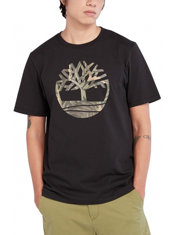 t-shirt timberland tree logo camo tb0a68vh μαυρο σε προσφορά