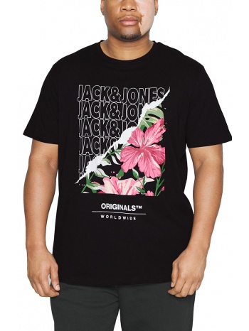 t-shirt jack - jones jorbooster 12232998 μαυρο σε προσφορά