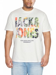 t-shirt jack - jones jorbooster 12232998 λευκο