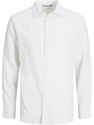 πουκαμισο jack - jones jprlayne linen 12225707 λευκο