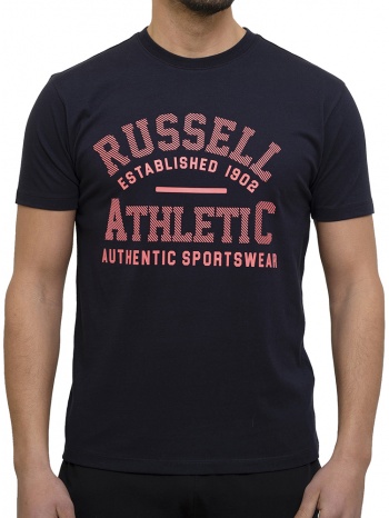 μπλουζα russell athletic rea 1902 s/s crewneck tee μπλε σε προσφορά