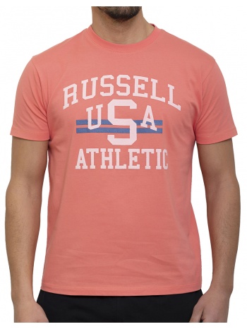 μπλουζα russell athletic rua s/s crewneck tee κοραλι σε προσφορά