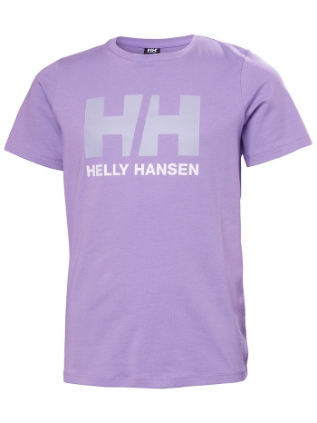 μπλουζα helly hansen jr logo t-shirt μωβ σε προσφορά