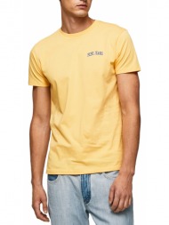 t-shirt pepe jeans ronson pm508708 κιτρινο