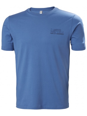μπλουζα helly hansen tech logo t-shirt μπλε σε προσφορά