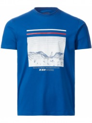 μπλουζα musto sardinia graphic 2.0 ss t-shirt μπλε
