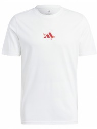 μπλουζα adidas performance graphic tee λευκη