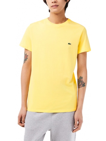 t-shirt lacoste th6709 107 κιτρινο σε προσφορά