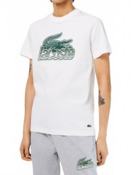 t-shirt lacoste th5070 001 λευκο
