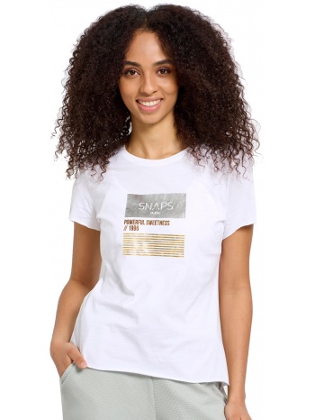 μπλουζα bodytalk snaps t-shirt λευκη σε προσφορά