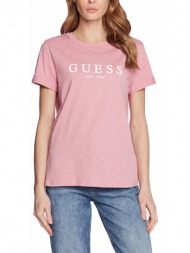 t-shirt guess 1981 w2bi68k8g01 ροζ