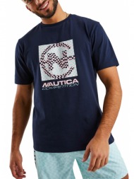t-shirt nautica kongs n7i01018 459 σκουρο μπλε
