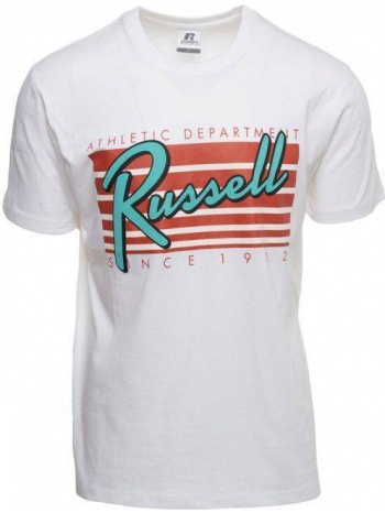 μπλουζα russell athletic miami s/s crewneck tee λευκη σε προσφορά