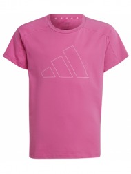 μπλουζα adidas performance train essentials big logo tee ροζ