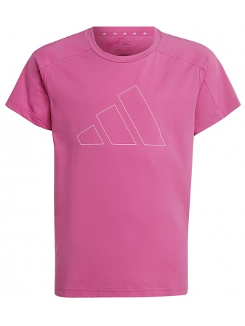 μπλουζα adidas performance train essentials big logo tee ροζ σε προσφορά