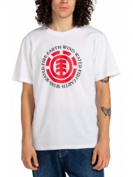 t-shirt element seal elyzt00156 λευκο