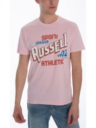 μπλουζα russell athletic sport league s/s crewneck tee ροζ