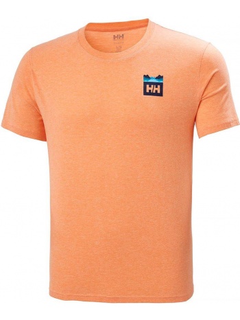 μπλουζα helly hansen nord graphic hh t-shirt πεπονι μελανζε σε προσφορά