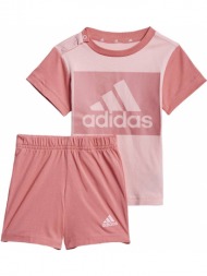 σετ adidas performance essentials tee and shorts set ροζ