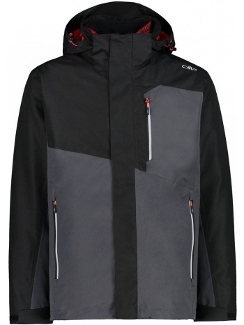 μπουφαν cmp 3 in 1 jacket with removable fleece liner μαυρο σε προσφορά