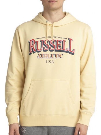 φουτερ russell athletic usa pullover hoody κιτρινο σε προσφορά
