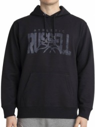φουτερ russell athletic pullover hoody μαυρο