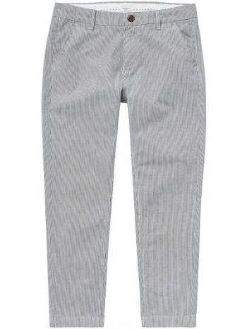 παντελονι pepe jeans maura stripe pl211376r ριγε λευκο/μπλε σε προσφορά