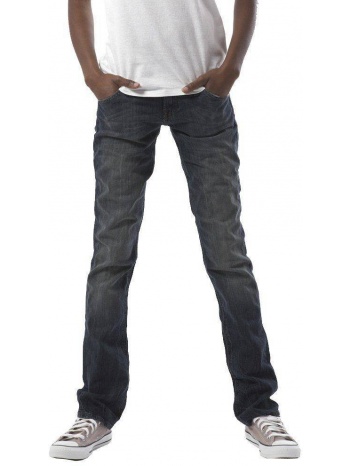jeans lynn low slim tube μπλε πετροπλυμμενο σε προσφορά