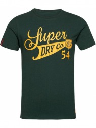 t-shirt superdry collegiate graphic m1011193a κυπαρισσι