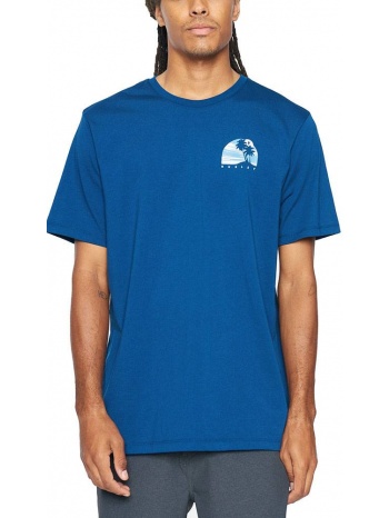 t-shirt hurley evd exp piccupalms dc3410 μπλε ρουα σε προσφορά