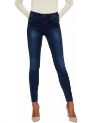 jeans vero moda vmseven slim 10217514 σκουρο μπλε