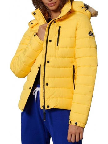 μπουφαν superdry classic faux fur fuji w5010369a κιτρινο σε προσφορά