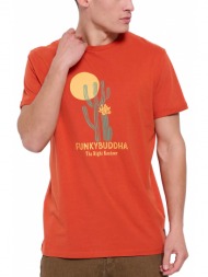 t-shirt funky buddha fbm007-370-04 κεραμιδι